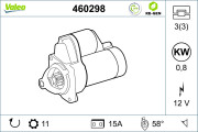 460298 Startér VALEO RE-GEN REMANUFACTURED VALEO