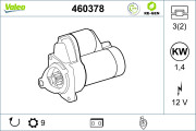 460378 Startér VALEO RE-GEN REMANUFACTURED VALEO