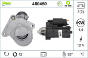 460450 Startér VALEO RE-GEN REMANUFACTURED VALEO