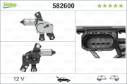 582600 Motor stěračů ORIGINAL PART VALEO