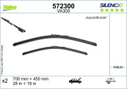 572300 List stěrače SILENCIO AQUABLADE SET VALEO