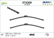 574308 List stěrače SILENCIO FLAT BLADE SET VALEO