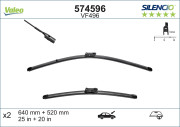 574596 List stěrače SILENCIO FLAT BLADE SET VALEO