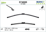 574680 stěrače VALEO SILENCIO X-TRM (sada 2 ks) (750+650 mm) 574680 VALEO