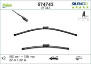 574743 List stěrače SILENCIO FLAT BLADE SET VALEO