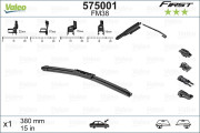 575001 plochý stěrač VALEO FIRST MULTICONNECTION (375 mm) 575001 VALEO