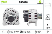 200010 generátor VALEO CORE-FLEX VALEO