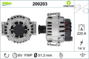200203 generátor VALEO CORE-FLEX VALEO
