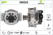 200222 generátor VALEO CORE-FLEX VALEO
