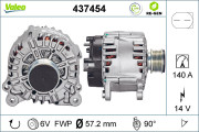 437454 generátor VALEO RE-GEN REMANUFACTURED VALEO