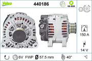 440186 generátor VALEO RE-GEN REMANUFACTURED VALEO