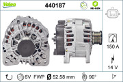 440187 generátor VALEO RE-GEN REMANUFACTURED VALEO