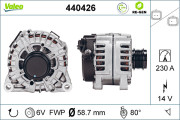 440426 generátor VALEO RE-GEN REMANUFACTURED VALEO