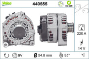 440555 generátor VALEO RE-GEN REMANUFACTURED VALEO