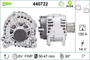 440722 generátor VALEO RE-GEN REMANUFACTURED VALEO