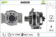 440936 generátor VALEO RE-GEN REMANUFACTURED VALEO