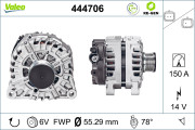 444706 generátor VALEO RE-GEN REMANUFACTURED VALEO