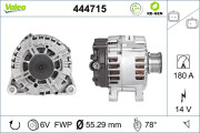 444715 generátor VALEO RE-GEN REMANUFACTURED VALEO