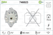 746023 generátor REMANUFACTURED CLASSIC VALEO