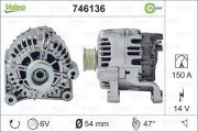 746136 generátor REMANUFACTURED CLASSIC VALEO