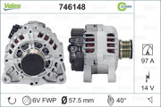 746148 generátor REMANUFACTURED CLASSIC VALEO