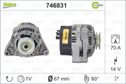 746831 generátor REMANUFACTURED RCB VALEO