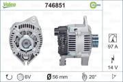 746851 generátor REMANUFACTURED RCB VALEO