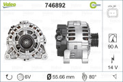 746892 generátor REMANUFACTURED RCB VALEO