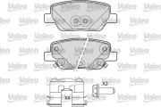 601692 VALEO sada brzdových platničiek kotúčovej brzdy 601692 VALEO