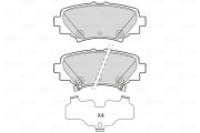 601736 VALEO sada brzdových platničiek kotúčovej brzdy 601736 VALEO