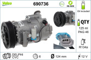 690736 Kompresor, klimatizace VALEO RE-GEN REMANUFACTURED VALEO