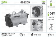 699209 Kompresor, klimatizace VALEO ORIGINS NEW VALEO