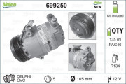 699250 Kompresor, klimatizace VALEO CORE-FLEX VALEO