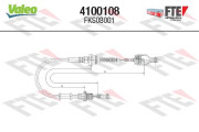 4100108 Tazne lanko, ovladani spojky FTE CLUTCH ACTUATION VALEO