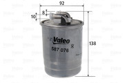 587076 VALEO palivový filter 587076 VALEO