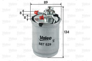 587529 VALEO palivový filter 587529 VALEO