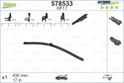 578533 List stěrače HYDROCONNECT VALEO