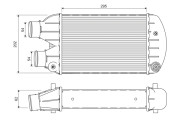 817881 VALEO chladič plniaceho vzduchu 817881 VALEO