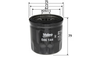 586144 VALEO olejový filter 586144 VALEO