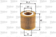 586536 VALEO olejový filter 586536 VALEO