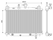 701246 VALEO chladič motora 701246 VALEO
