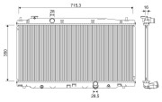 701352 VALEO chladič motora 701352 VALEO