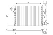 810915 VALEO chladič motora 810915 VALEO