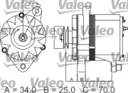 436117 generátor VALEO RE-GEN REMANUFACTURED VALEO