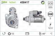 458417 Startér VALEO RE-GEN REMANUFACTURED STOP&START VALEO