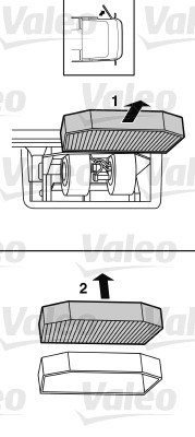 716012 Filtr, vzduch v interiéru CLIMFILTER PROTECT VALEO