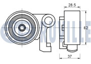 541018 RUVILLE napínacia kladka ozubeného remeňa 541018 RUVILLE