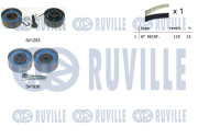 550123 ozubení,sada rozvodového řemene RUVILLE