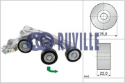 55183 RUVILLE napínacie rameno rebrovaného klinového remeňa 55183 RUVILLE