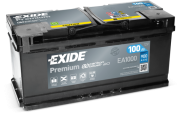 EA1000 EXIDE Startovací baterie 12V / 100Ah / 900A - pravá (Premium) | EA1000 EXIDE